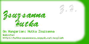 zsuzsanna hutka business card